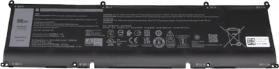 Obrázek produktu pro Lithium-iontová baterie Dell 86 Wh pro notebooky – baterie – 7 200 mAh