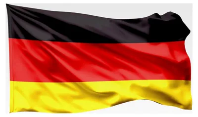 Produktbild von Deutschland Flagge - EM 2024 Fahne 150 x 90 cm - Fanartikel - strapazierfähiges Polyester & Metallösen
