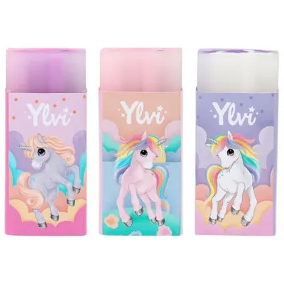Produktbild von Depesche Ylvi Einhorn Radierer mit transparentem Jelly-Effekt, mehrfarbig