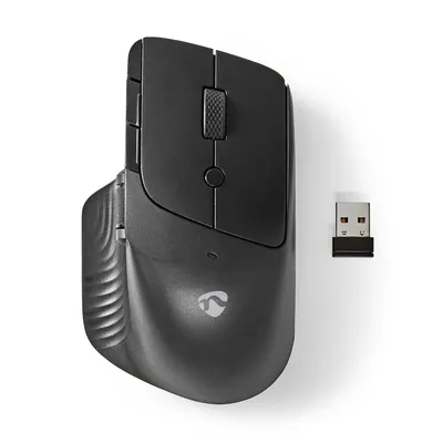 Image de Nedis Mouse - Sans fil - 800 / 1200 / 1600 dpi - DPI réglable - Nombre de boutons : 6 - Droitier