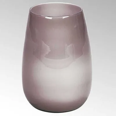 Produktbild von Pisano Vase groß Überfangglas, platin H30 cm D 22 cm p