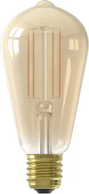 Produktbild von Ledvion - SMART CCT E27 LED Lampe Dimmbar, Gold, 7W, Wi-Fi, Deckenleuchte