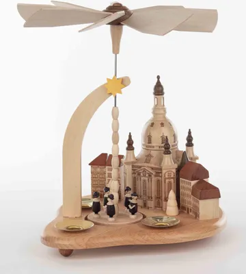 Obrázek produktu pro Stolní pyramida Kurrende s Frauenkirche VxŠxH 19x19x24cm NOVINKA