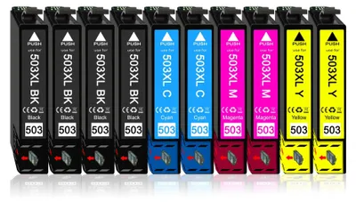 Produktbild von 10er Pack Druckerpatronen 503 503XL kompatibel mit Epson WF-2960