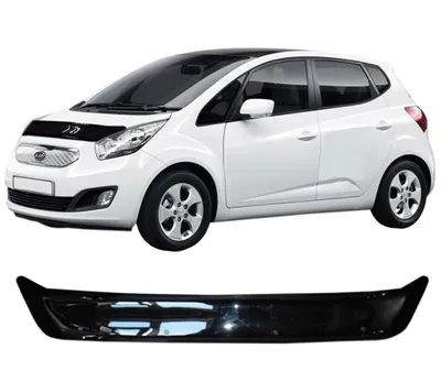 Image de Bra Capot Déflecteur Protection Pour Kia Venga 2011-2018, Aérodynamique, Assemblage Facile, Aucun perçage requis