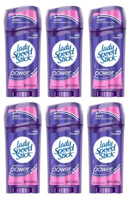 Immagine prodotto di Lady Speed Stick Wild Freesia Invisible Dry Deodorante Stick – Confezione da 6 pezzi - 6x65g