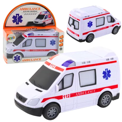 Obrázok produktu pre Svetlá sanitky na batérie sú biele