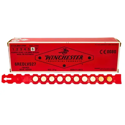 Produktbild von Winchester Kartuschen 6.8/11 Rot für Bolzensetzgerät Hilti DX, Würth KFTZ 11A, Berner T 10 Streifen / 100 Schuss