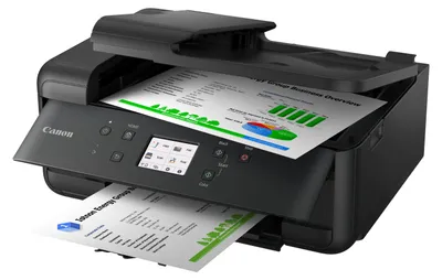 Produktbild von Canon PIXMA TR7650, Tintenstrahl, Farbdruck, 4800 x 1200 DPI, A4, Direktdruck, Schwarz