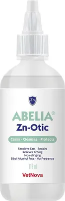 Zdjęcie produktu dla Vetnova Abelia Zn Otic 118ml roztwór do uszu przezroczysty przezroczysty jeden rozmiar