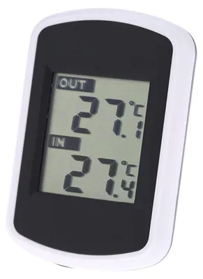 Obrázok produktu pre Digitálny bezdrôtový LCD teplomer pre vnútorné aj vonkajšie použitie na meranie teploty a testovanie okolitej klímy