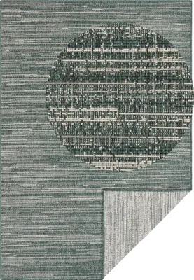 Produktbild von Elle Decoration Gemini In- & Outdoor Wendeteppich Mèlange Grün
