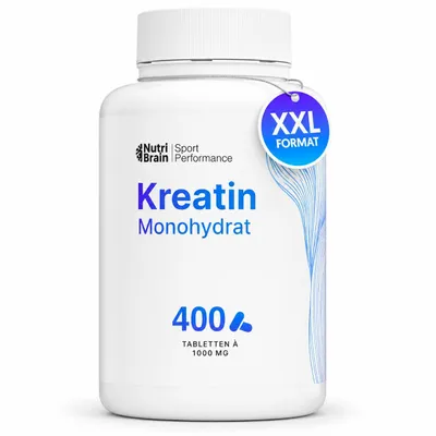 Produktbild von Kreatin-Monohydrat 3000 mg - 400 Tabletten | Für Männer und Frauen