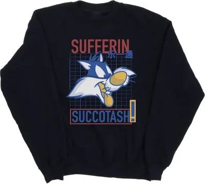 Obrázek produktu pro Looney Tunes - Pánská mikina "Sufferin Succotash" BI33553 (L) (námořnická modrá)