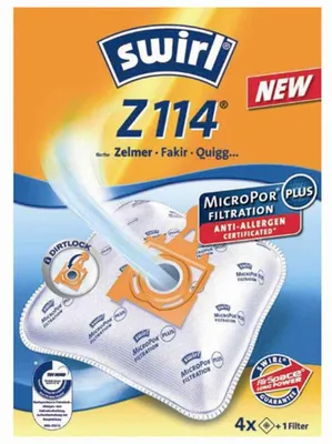 Immagine prodotto di SWIRL Micropor Plus Sacchetti per aspirapolvere Z 114/4 6762629