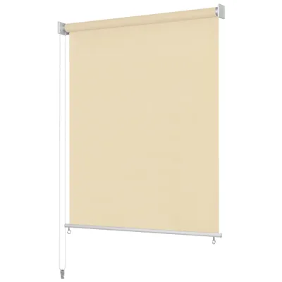 Image de vidaXL Store extérieur 400 x 140 cm blanc crème