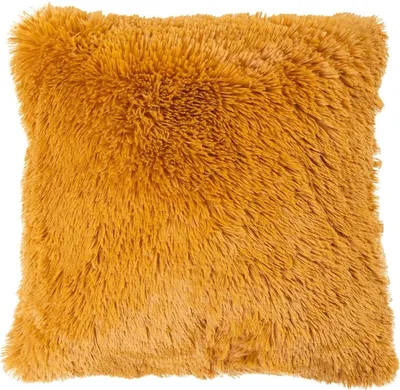Produktbild von Kissen - 50 x 50 cm - Goldgelb - Schwarz - Polyester - Velours