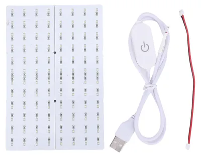 Image de Carte d'éclairage LED avec câble, dimensions 144 x 96 mm, kit de remplacement d'éclairage pour cartes de circuits imprimés (PCB) d'imprimantes 3D, destiné à l'éclairage de modèles photographiques
