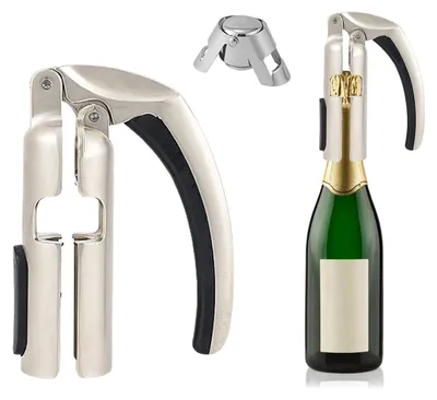 Obrázek produktu pro Otvírák na šampaňské – Ergonomický otvírák na víno s bublinkami