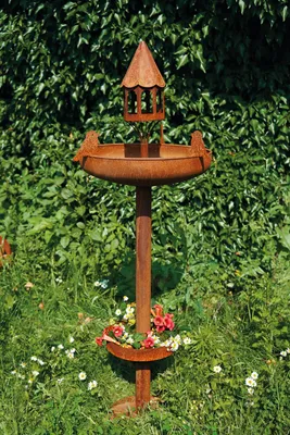 Produktbild von Badeko Vogeltränke „Tim“ in Edelrostoptik