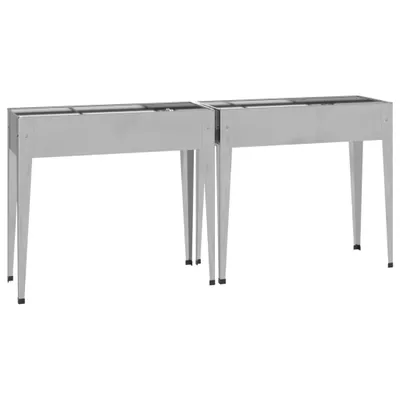 Produktbild von Pflanzkübel 2 Stk. Verzinkter Stahl