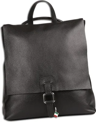 Produktbild von Florence Rucksack Damen Echtleder Cityrucksack schwarz ORF101S1
