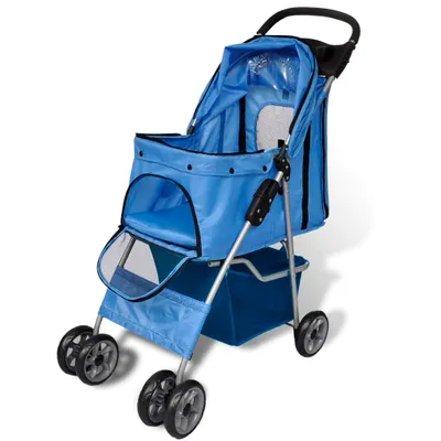 Obrázek produktu pro Kočárek pro psy 15 kg modrý