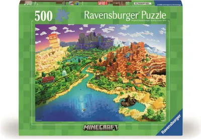 Produktbild von RAVENSBURGER Puzzle Minecraft 500 spiele