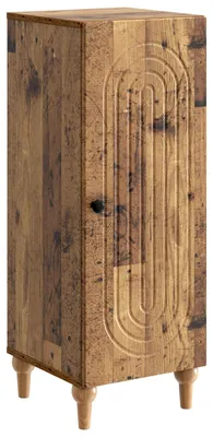 Zdjęcie produktu dla Kredens vidaXL z drewna postarzanego 33 x 34,5 x 90 cm z płyt drewnopochodnych