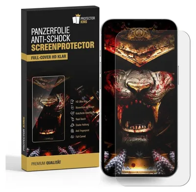 Produktbild von 3x 9H Nano-Glass für iPhone 15 3D KLAR Anti-Shock Anti-Bruch Anti-Stoß Anti-Schmutz Panzernanoglas Displayschutz Schutzfolie Panzerfolie Panzerglas Screen-Protector