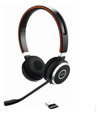 Zdjęcie produktu dla Jabra Evolve 65, Bezprzewodowy, Biuro/centrum telefoniczne, 310,3 g, Zestaw słuchawkowy, Czarny