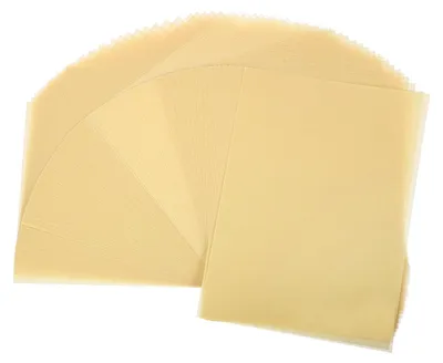 Vellumpapier 17,8x12,7 cm, 80 Blatt, 100 g, hellgold