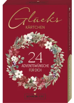 Produktbild von Glückskärtchen Advent-24 Adventswünsche