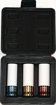 Image de Jeu de clés à douille à choc 3 pièces, 1/2 pouce, à six pans