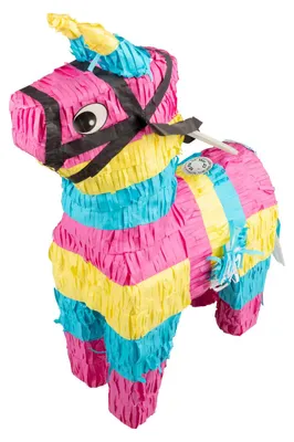 Produktbild von 1x Pinata Pferd Partyspiel bunt 47 cm