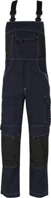 Produktbild von beb HANDWERK Herren Latzhose INFLAME Polyestermix Blau/Schwarz 60