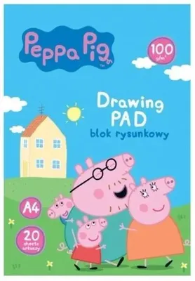 Immagine prodotto di Blocco da disegno A4 20 fogli Peppa Pig 10 pezzi