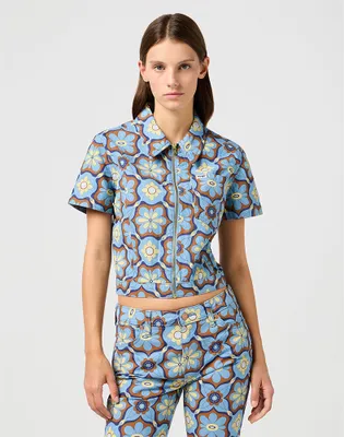 Produktbild von Wrangler 112362 Überhemd Blau M Frau Blau M