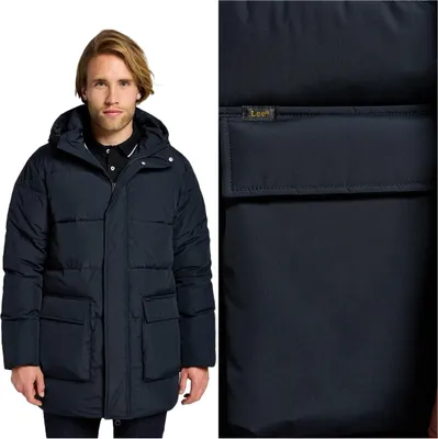 Immagine prodotto di LEE uomo, giacca invernale GIACCA LUNGA IN PUFFER, XXL, nero, giacca, inverno, giacche