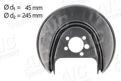 Produktbild von AIC Spritzblech Bremsscheibe für VW POLO (9N) Hinten Rechts 56016 Ankerblech