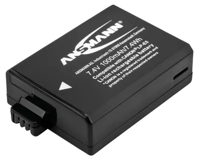 Produktbild von ANSMANN Akkupack A-Can LP E5 Ersatz für Kamera Canon EOS 1000D, 450D… 5044443