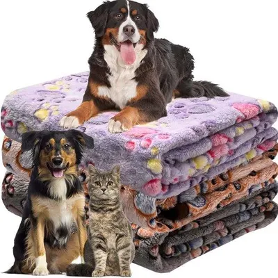Produktbild von Fleece-Decken für Hunde und Katzen - 3 Stücke - 104 x 76 cm - Waschbar