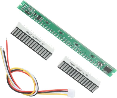 Obrázok produktu pre 32 Indikátor úrovne VU Meter Merač úrovne zvuku Stereo zosilňovač Modul nastaviteľnej rýchlosti svetla s režimom AGC