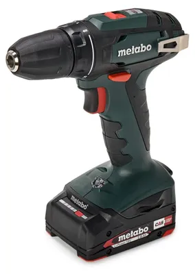 Produktbild von Metabo Akku-Bohrschrauber BS 18 Set mit 74-teiliger Mobiler Werkstatt - Kunststoffkoffer - 18V 2x2Ah