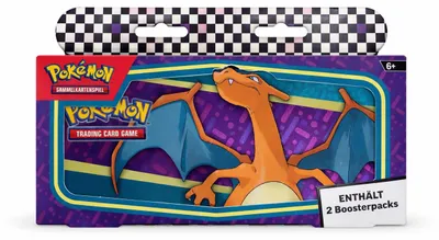 Produktbild von Pokémon Pencil Case - Glurak (inkl. zwei Boosterpacks)