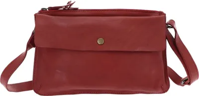 Produktbild von HAROLD'S Leder Umhängetasche Submarine Handbag Red dunkelrot