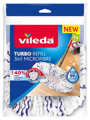 Zdjęcie produktu dla Vileda Wkład do Mopa Obrotowego Turbo 3w1 Microfibre