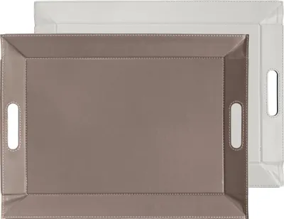 Produktbild von FREEFORM Wendetablett DUO, Weiss/Taupe, groß 108651 5020057299863