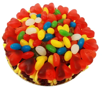 Produktbild von Fruchtgummi Torte mit Rote Grütze Bärchen süße Geschenkidee 600g