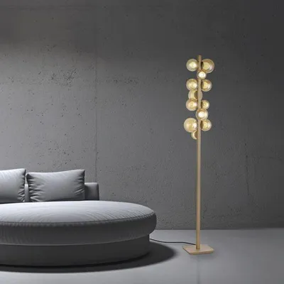 Productafbeelding van Bronzen vloerlamp Pure Popup design